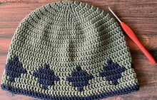 Load image into Gallery viewer, Summer Diamonds Hat PDF Crochet Pattern by Crystal Marin
