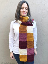 Load image into Gallery viewer, Iseo Scarf PDF Crochet Pattern by Crystal Marin
