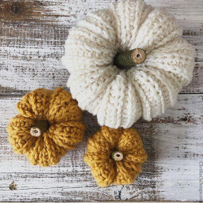 Ribbed Crochet Pumpkin Crochet Pattern by Crystal Marin