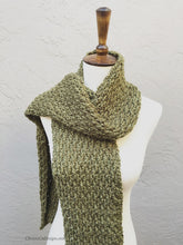 Load image into Gallery viewer, Matteo Scarf PDF Crochet Pattern by Crystal Marin
