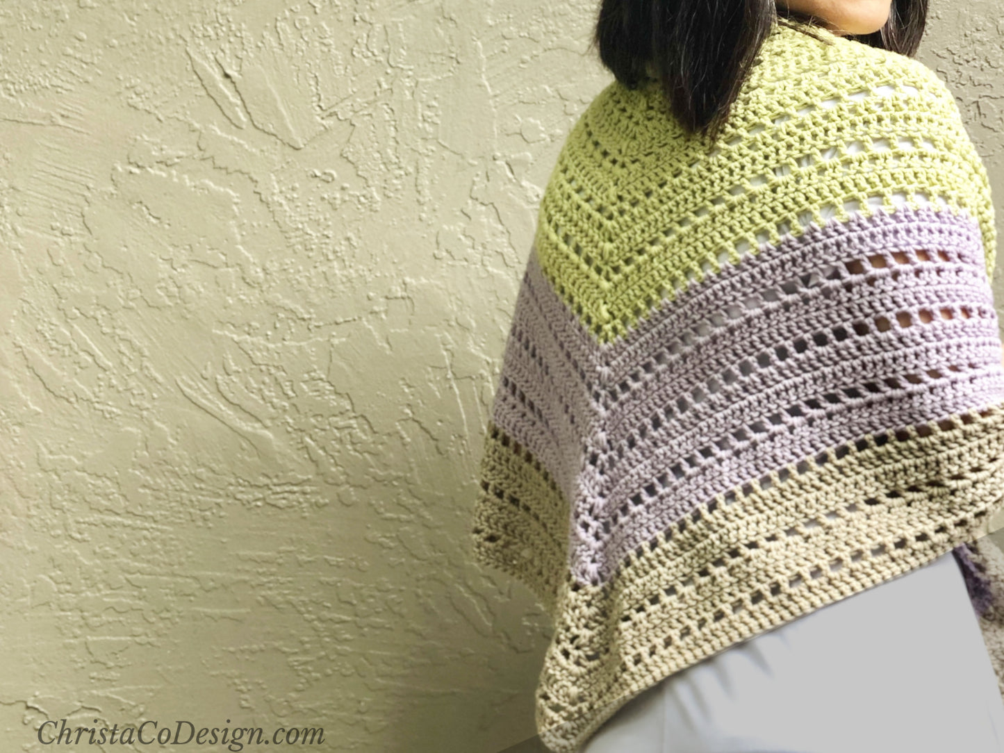 Lilla Shawl Crochet Pattern by Crystal Marin