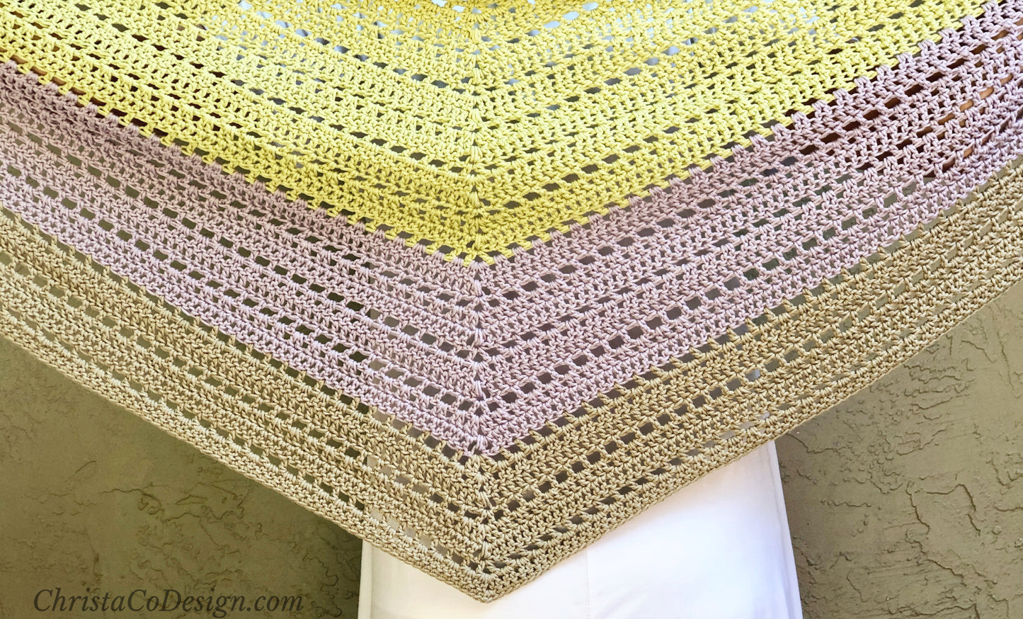 Lilla Shawl Crochet Pattern by Crystal Marin