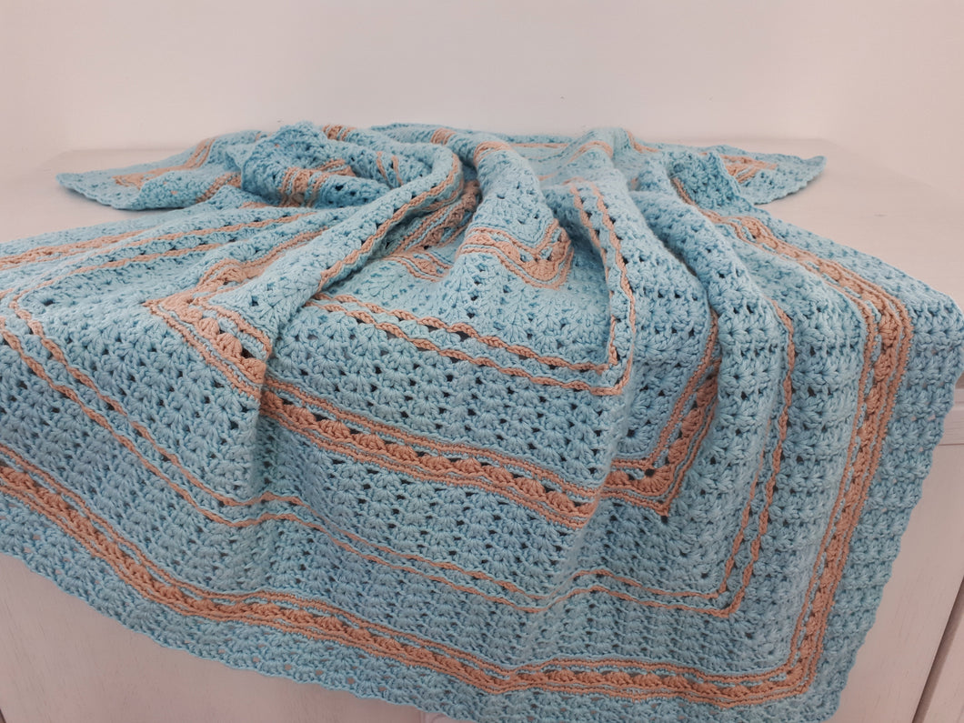 Ella's Lullaby Blanket Crochet PDF Pattern by Agat Rottman