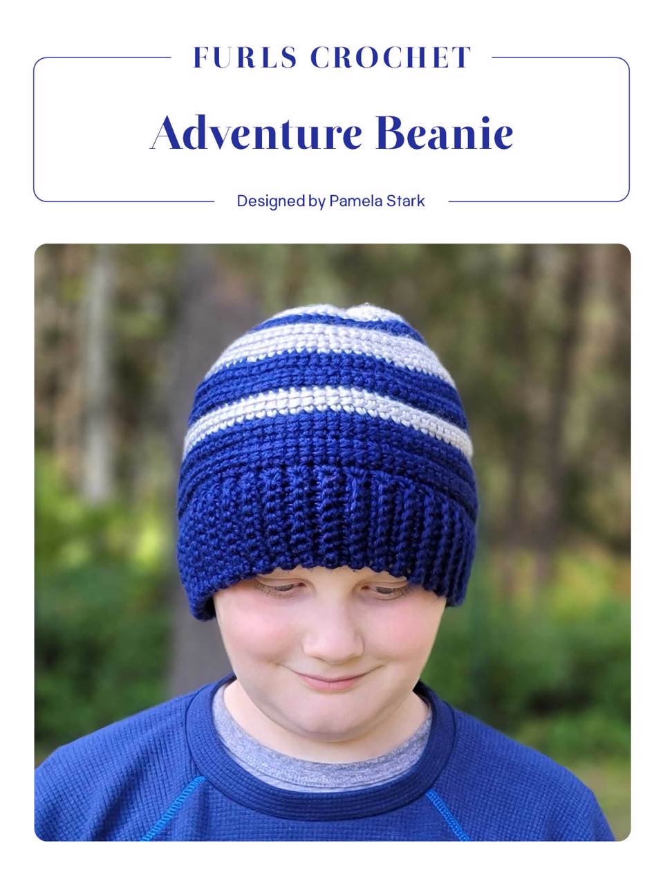 Adventure Beanie Crochet PDF Pattern by Pamela Stark