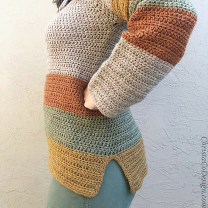 Heather Sweater Crochet Pattern by Crystal Marin