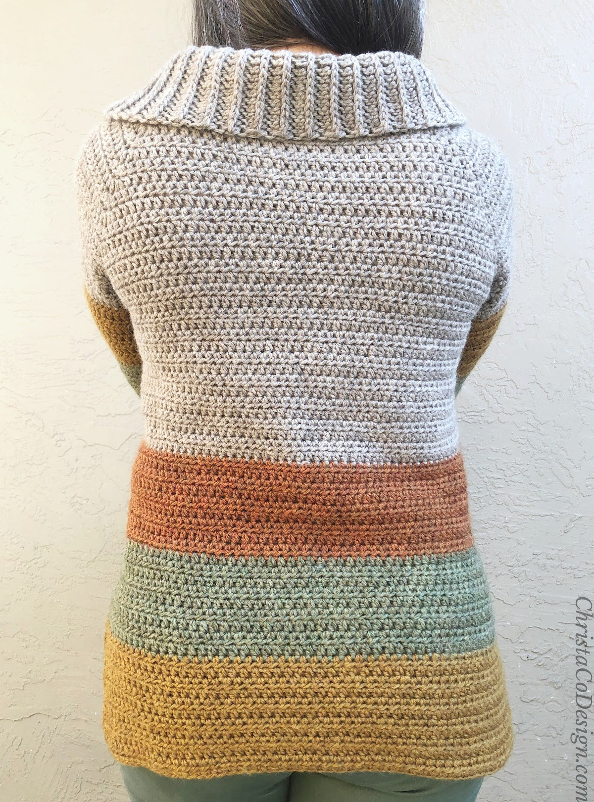 Heather Sweater Crochet Pattern by Crystal Marin