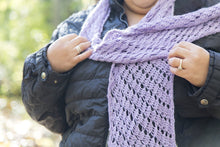 Load image into Gallery viewer, All Around Everywhere Knit Scarf PDF Pattern by Emily Reiter
