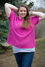 Load image into Gallery viewer, Gracia Tee PDF Crochet Pattern by Sarah Ruane
