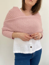 Load image into Gallery viewer, Eleanor Sweater Scarf Crochet PDF Pattern by Hannah Cross
