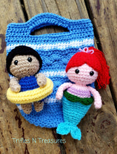 Load image into Gallery viewer, Swimming with Mermaids Playset PDF Crochet Pattern by Tera Kulling
