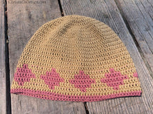 Load image into Gallery viewer, Summer Diamonds Hat PDF Crochet Pattern by Crystal Marin

