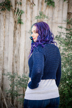 Load image into Gallery viewer, Starry Night Cropped Cardigan PDF Crochet Pattern by Lorene Eppolite
