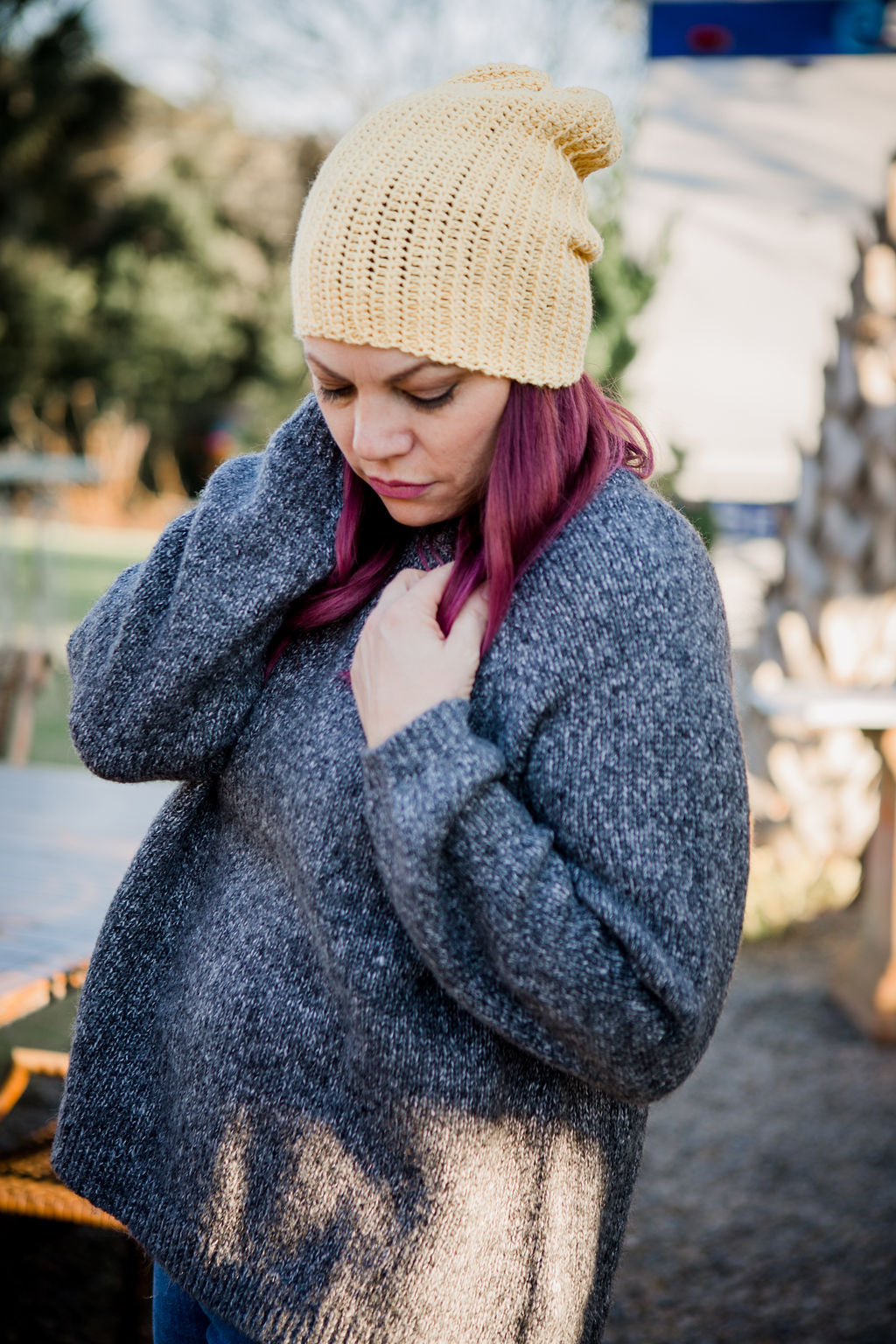 Simple and Rustic Ridge Beanie Crochet PDF Pattern by Colt Tryon