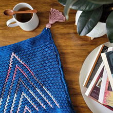 Load image into Gallery viewer, Vesuvius Mosaic Pillow PDF Crochet Pattern by Megan Hicks
