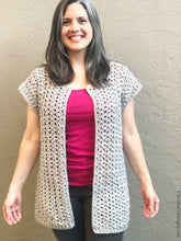 Load image into Gallery viewer, Sorella Cardigan PDF Crochet Pattern by Crystal Marin
