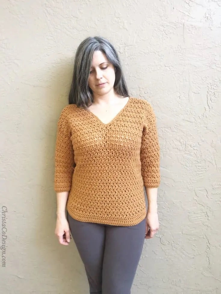 Sera Sweater PDF Crochet Pattern by Crystal Marin