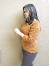 Load image into Gallery viewer, Sera Sweater PDF Crochet Pattern by Crystal Marin

