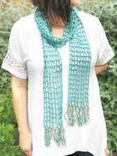 Load image into Gallery viewer, Skinny Summer Scarf PDF Crochet Pattern by Crystal Marin
