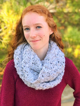 Load image into Gallery viewer, Snowbank Infinity Scarf Crochet PDF Pattern by Rachel Counts
