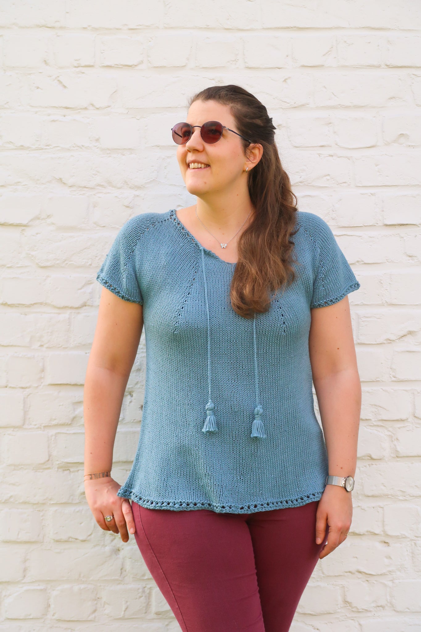 Juliet Top Knit Pattern by Hortense Maskens