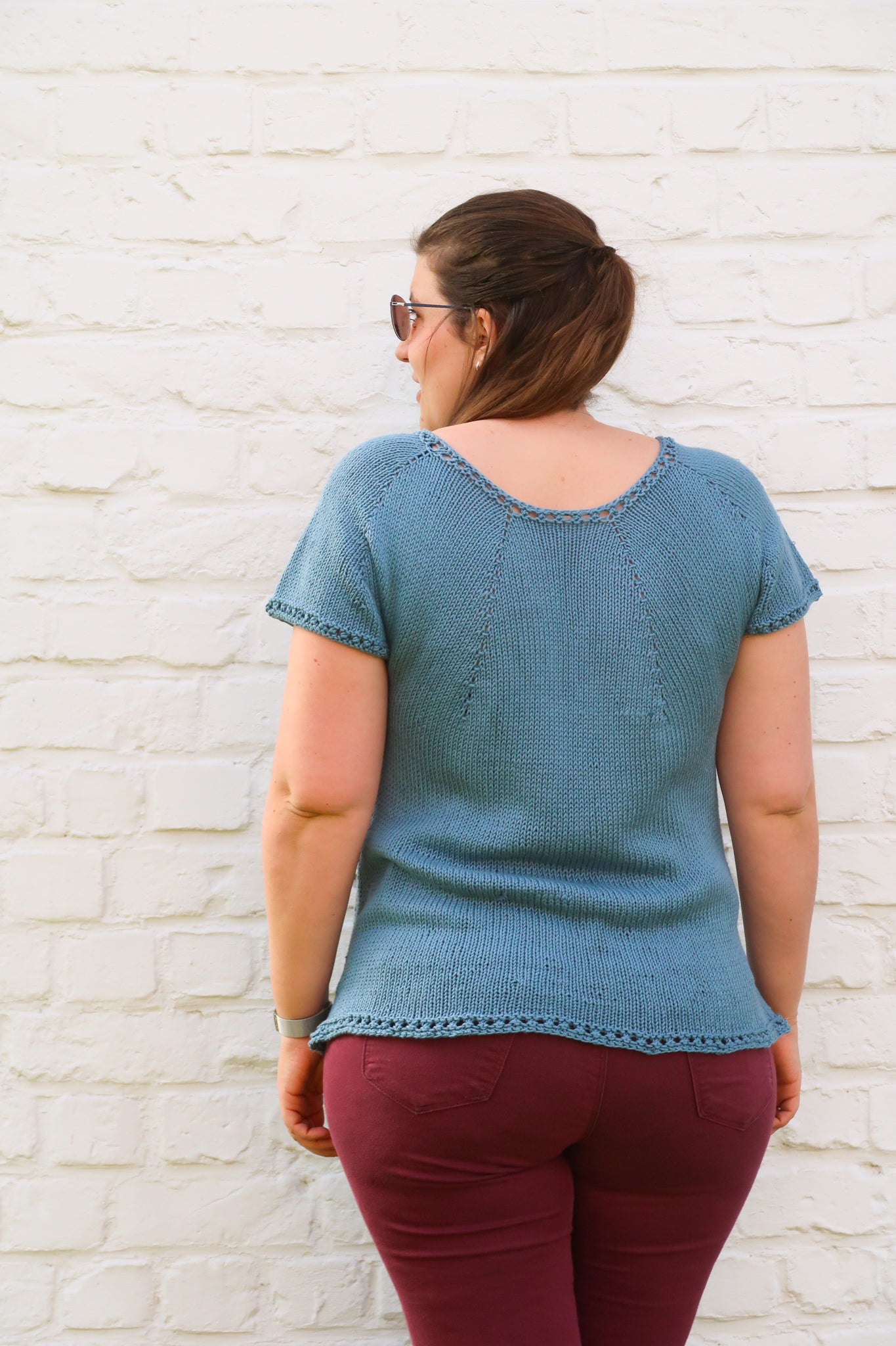 Juliet Top Knit Pattern by Hortense Maskens