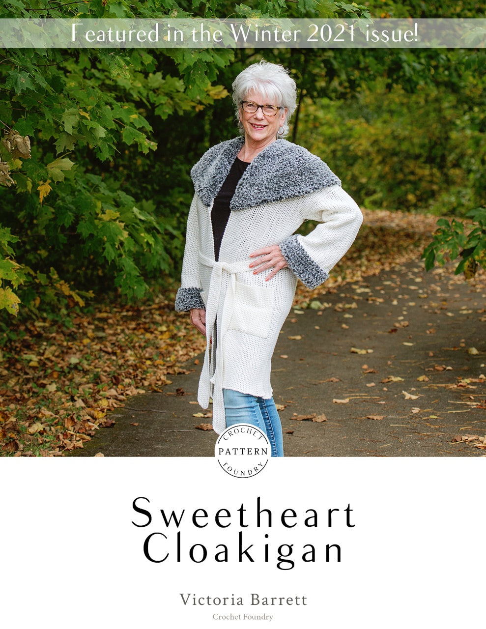 Sweetheart Cloakigan Crochet PDF Pattern by Victoria Barrett