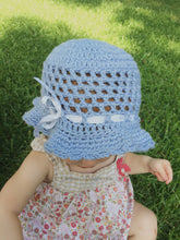 Load image into Gallery viewer, Simple Summer Sun Hat PDF Crochet Pattern by Crystal Marin
