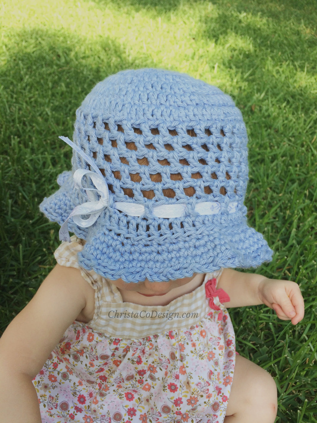 Simple Summer Sun Hat PDF Crochet Pattern by Crystal Marin