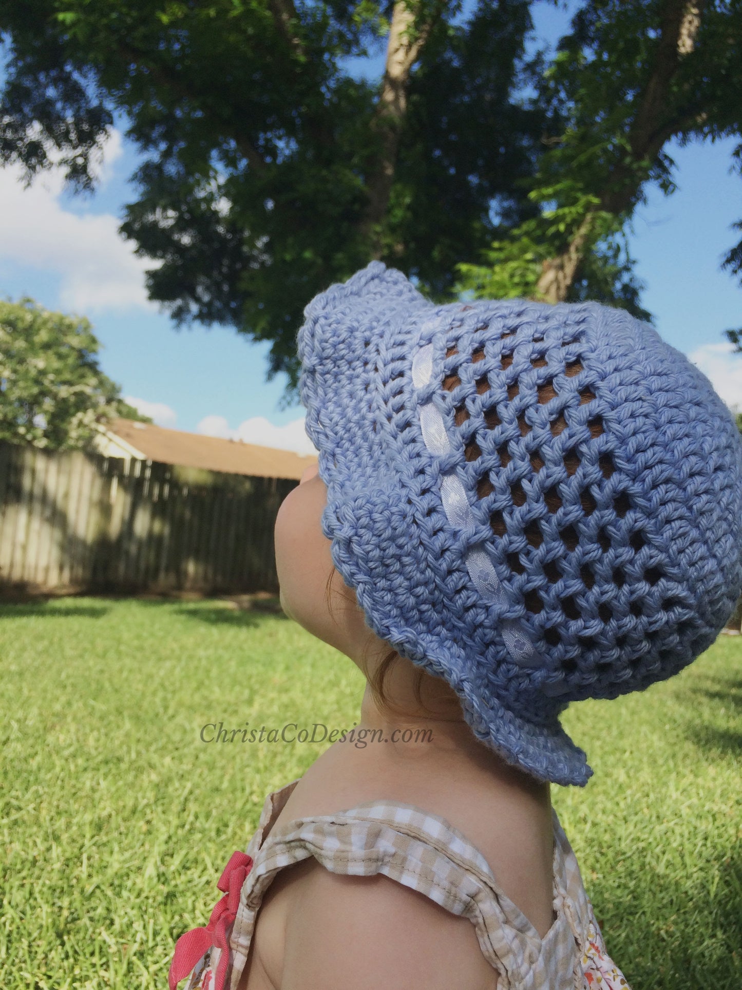 Simple Summer Sun Hat Crochet Pattern by Crystal Marin
