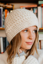 Load image into Gallery viewer, Trellis Beanie PDF Crochet Pattern by Fiona Langtry
