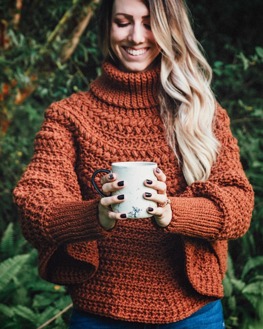 Macchiato Poncho Crochet PDF Pattern by Briana Kepner