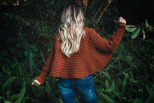 Load image into Gallery viewer, Macchiato Poncho Crochet PDF Pattern by Briana Kepner
