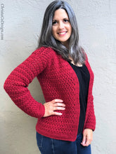 Load image into Gallery viewer, Sera Cardigan Crochet PDF Pattern by Crystal Marin
